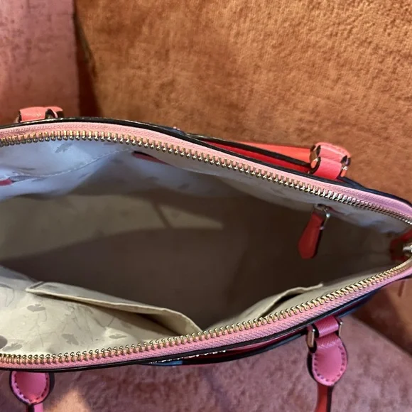 Kate Spade Payton Medium Dome Satchel in Garden Pink Saffiano Leather - Picture 6 of 14